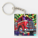 Search for fire engine keychains Red fire truck