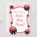Search for ladybug baby shower invitations Ladybird