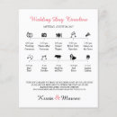 Search for icon wedding programs Infographic