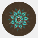 Recherche de motif traditionnel autocollants Vert