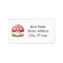 Search for toadstools return address labels Cute