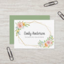 Recherche de flora business cards Moderne