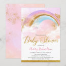 Search for pastel rainbow baby shower invitations Elegant