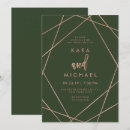 Search for hunter green and gold invitations Modern