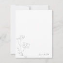 Search for flower vertical note cards Simple