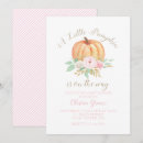 Recherche de peu de citrouille invitations Floral