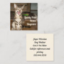 Recherche de chats drôles cartes visite Customer