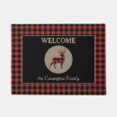 Search for buffalo plaid doormats Red black