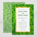 Search for shamrock wedding invitations Green