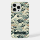 Recherche de motif vague japonais iphone coques Vagues