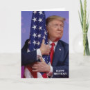 Search for trump birthday cards Political