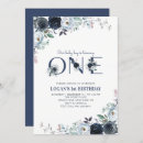 Recherche de blue floral anniversaire invitations Boho