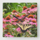 Recherche de papillon jaune horloges Rose