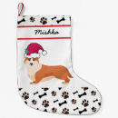 Search for pembroke welsh corgi christmas stockings Dogs