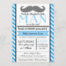 Recherche de little man baby shower invitations Bash