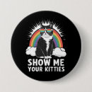 Recherche de chaton drôle badges Arc en ciel