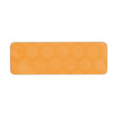 Search for dot circle return address labels Orange