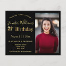 Search for golden 21st birthday invitations Elegant