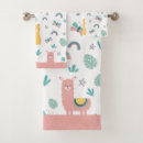 Search for llamas bath towels Pink
