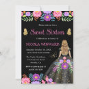 Recherche de princess 16ans anniversaire invitations Papillon