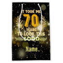 Search for 70th birthday gift bags Celebration