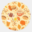 Search for pumpkin pattern stickers Thanksgiving