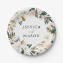 Search for magnolia paper plates Bridal shower