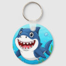 Search for cartoon sharks keychains Sea