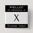 Recherche de pronoms badges Genre