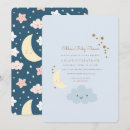 Search for moon and stars invitations New baby