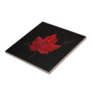 Search for red maple leaf tiles Rustic