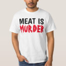 Search for meat is murder tshirts Animal