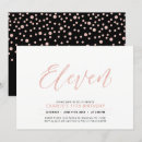 Search for 11th birthday invitations Rose gold