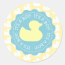 Search for rubber ducky baby shower stickers Blue