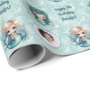 Recherche de sirène papier cadeau Nom