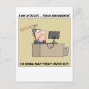 Recherche de travailler cartes postales Humour de travail