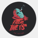 Search for hockey mask stickers Friday the 13th