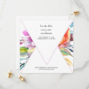 Search for multi coloured square invitations Colourful