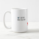 Search for lifes better with a dog mugs Animal lover