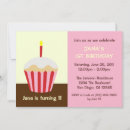 Search for cupcake 1st birthday invitations Girl first birthday