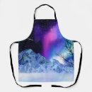 Search for aurora aprons Snow