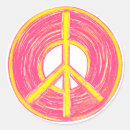 Search for hand peace sign stickers Retro