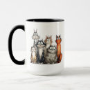 Search for whimsical cat mugs Pets