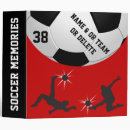 Search for soccer player binders For kids