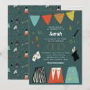 Search for teal bar bat mitzvah invitations Modern