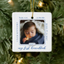 Search for first hanukkah ornaments Baby's first christmas