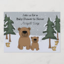Recherche de winter woodland baby shower invitations Boisé