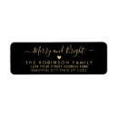 Search for merry bright return address labels Typography