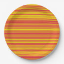 Recherche de rayé assiettes en papier Motif