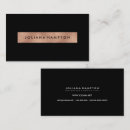 Search for rose gold foil business cards Luxe
